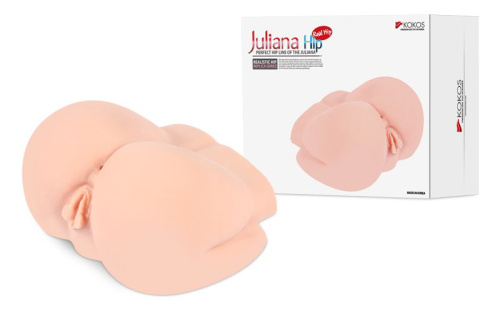 Полуторс Juliana с 2 входами - вагиной и анусом фото 4