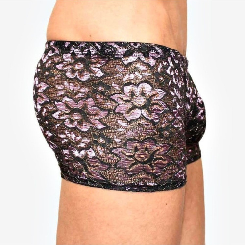 Мужские трусы-боксеры с контрастным цветочным узором фото 2 Мужские трусы-боксеры с контрастным цветочным узором фото 2