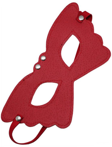 Красная маска Butterfly на резиночке фото 4