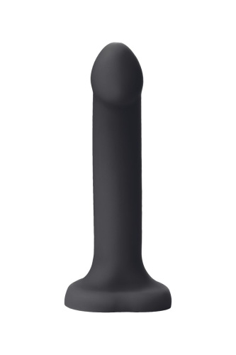 Черный фаллос с имитацией эякуляции Silicon Cum Dildo L - 19,6 см. фото 7