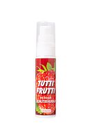 Гель-смазка Tutti-Frutti с земляничным вкусом - 30 гр.