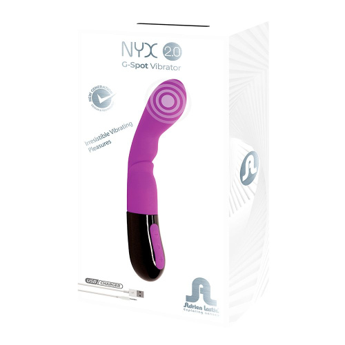Фиолетовый вибратор Adrien Lastic Nyx 2.0 - 20,7 см. фото 6