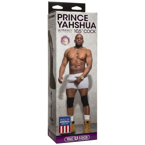 Коричневый фаллоимитатор-гигант Prince Yahshua ULTRASKYN 10.5” Cock with Removable Vac-U-Lock Suction Cup - 27,4 см. фото 4