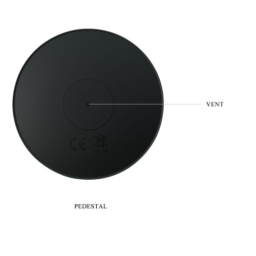 Черный анальный вибростимулятор с пультом ДУ - 13,8 см. фото 6