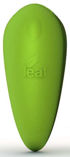 Зеленый перезаряжаемый вибромассажер Fresh by Leaf фото 4