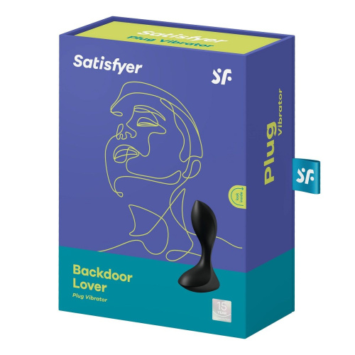 Чёрный вибромассажёр простаты Satisfyer Backdoor Lover - 14 см. фото 6