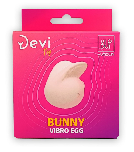 Розовое яичко-зайчик Bunny Vibro Egg фото 2