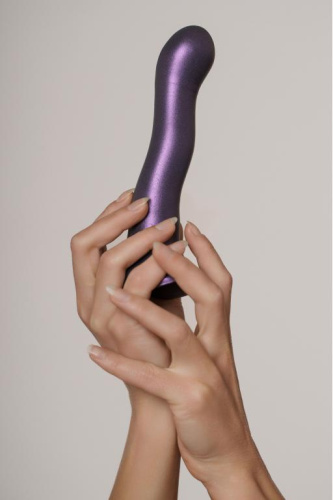Фиолетовый фаллоимитатор Ultra Soft - 18 см. фото 6