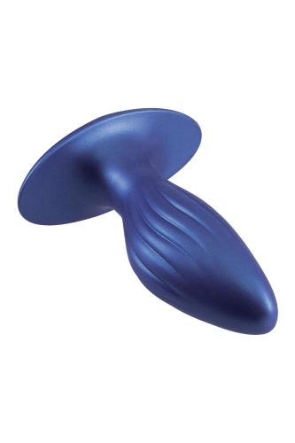 Синяя анальная пробка G Stuck Silicone Anal Plug - 12,5 см. фото 3