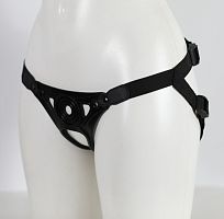 Черный пояс унисекс с коннектором