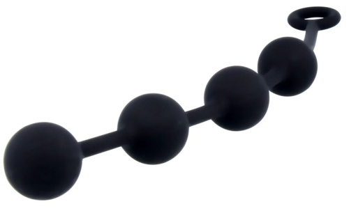 Черная анальная цепочка NEXUS Excite L - 27 см. Черная анальная цепочка NEXUS Excite L - 27 см.