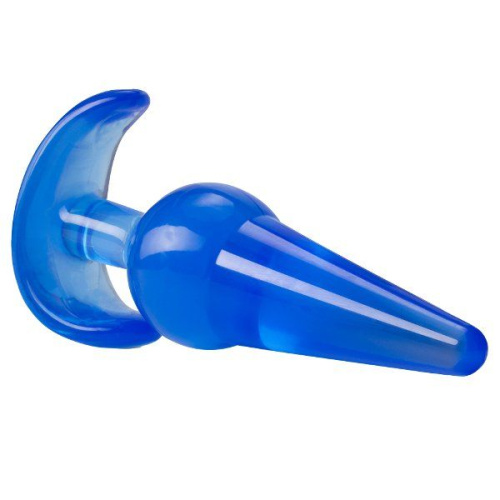 Синяя анальная пробка в форме якоря Large Anal Plug - 12,2 см. фото 4