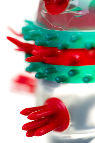 Презерватив с пучками усиков  Стимулирующая штучка №3  - 1 шт. фото 8