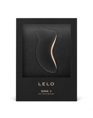 Черный звуковой массажер клитора Lelo Sona 2 фото 3