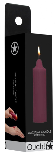 Восковая BDSM-свеча Wax Play с ароматом розы фото 2