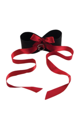 Наручники мягкие Tantric Binding Love Universal Cuffs черные с красным фото 3