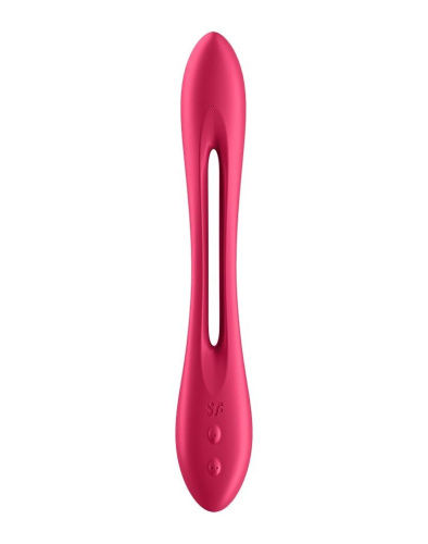 Красный многофункциональный вибратор для пар Satisfyer Elastic Joy фото 3