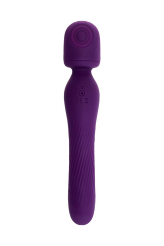 Фиолетовый универсальный стимулятор Kisom - 24 см. фото 4