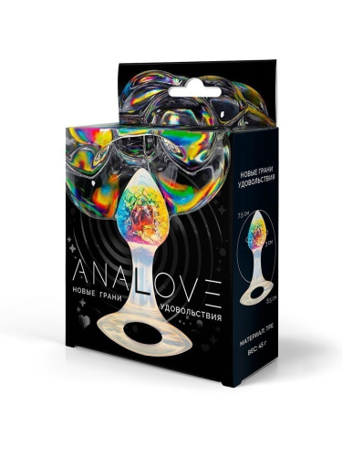 Яркая анальная пробка с ручкой - 8,5 см. фото 3 Яркая анальная пробка с ручкой - 8,5 см. фото 3