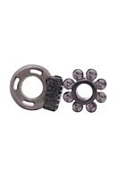 Набор из двух пепельных эрекционных колец Optimus