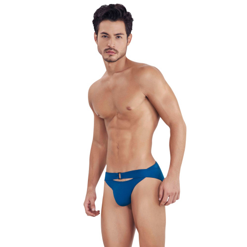 Синие мужские трусы-брифы с поясом Flashing Brief фото 4