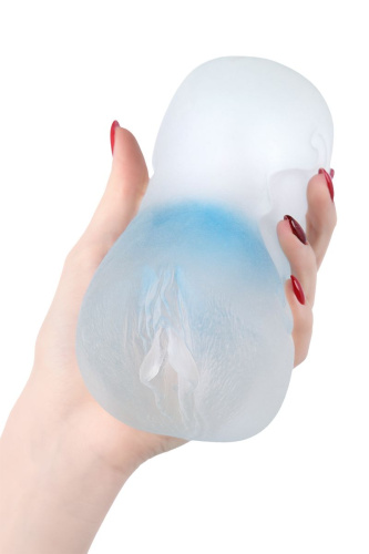 Прозрачный реалистичный мастурбатор Juicy Pussy Subtle Crystal фото 5