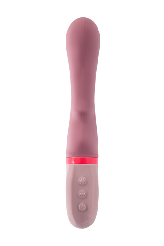Розовый вибратор для G-стимуляции Rose - 19 см. фото 3