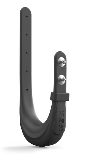 Черное эрекционное виброкольцо Fit Vibe Ring фото 2