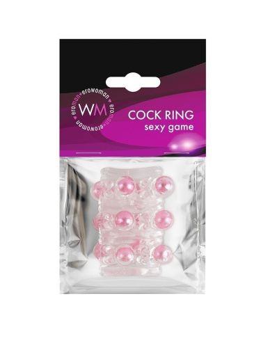 Прозрачная сквозная насадка на пенис с цветными шариками фото 2 Прозрачная сквозная насадка на пенис с цветными шариками фото 2