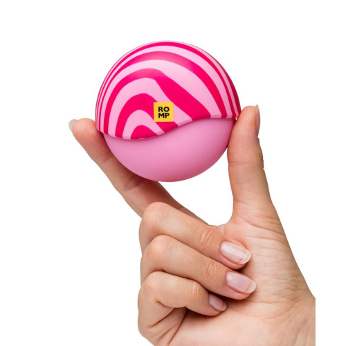 Розовый бесконтактный клиторальный стимулятор Romp Spin фото 5