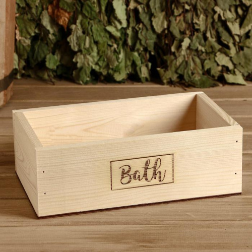 Деревянный ящик для бани Bath фото 2