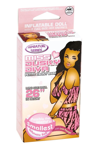 Надувная мини-кукла для фаллостимуляции MISS DUSKY DIVA MINI DOLL Надувная мини-кукла для фаллостимуляции MISS DUSKY DIVA MINI DOLL
