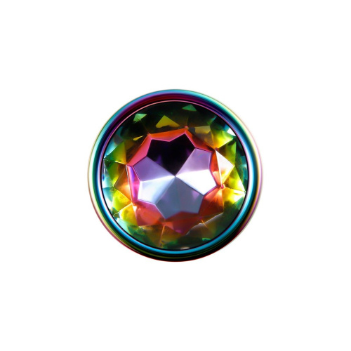 Радужная металлическая пробка Rainbow Metal Plug Large - 12,9 см. фото 3