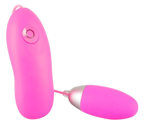 Розовое виброяичко Softie с проводным пультом управления фото 2