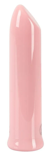 Розовая вибропуля Shaker Vibe - 10,2 см. фото 2