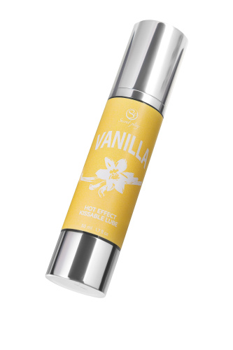 Массажное масло 2-в-1 Vanilla Hot Effect с разогревающим эффектом и вкусом ванили - 50 мл. фото 2