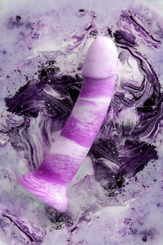 Фиолетовый фаллоимитатор Neil - 18 см. фото 9