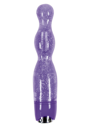 Фиолетовый вибратор STARLIGHT GEMS LIBRA - 20,5 см. Фиолетовый вибратор STARLIGHT GEMS LIBRA - 20,5 см.