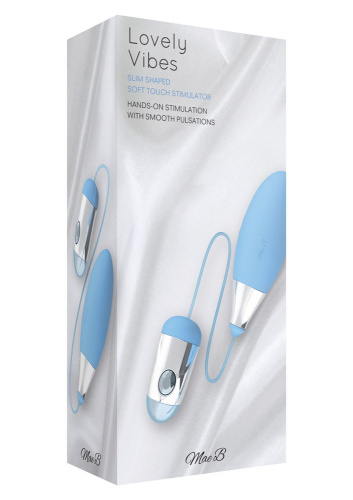 Голубой вибростимулятор Soft Touch Stimulator - 10 см. фото 3