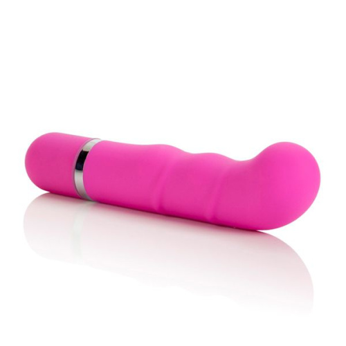 Розовый вибромассажер 10-Function Charisma Ripply - 11 см. фото 3