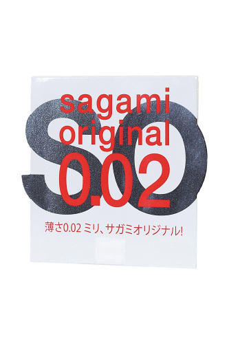 Ультратонкий презерватив Sagami Original 0.02 - 1 шт.