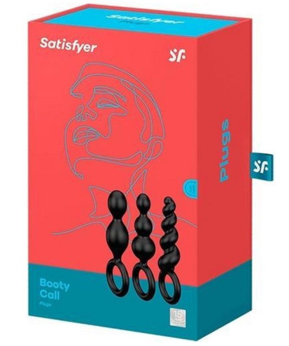 Набор чёрных анальных цепочек Satisfyer Booty Call фото 10 Набор чёрных анальных цепочек Satisfyer Booty Call фото 10