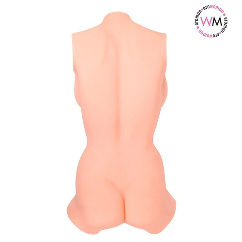 Телесный мастурбатор в виде женского торса фото 3