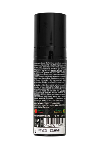 Возбуждающий интимный гель для пар Orgie Hemp Intense Orgasm - 15 мл. фото 2