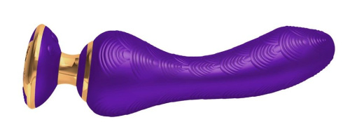 Фиолетовый вибростимулятор SANYA - 18,5 см. фото 2
