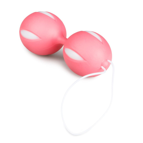 Розовые вагинальные шарики Wiggle Duo фото 3