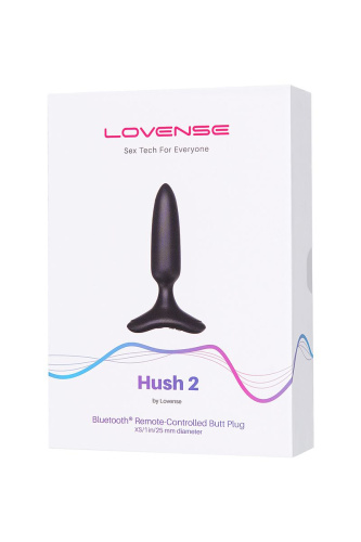 Черная анальная втулка Hush 2 (XS) - 12,1 см. фото 6