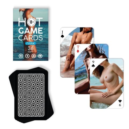 Игральные карты Hot Game Cards «Пляж» фото 3
