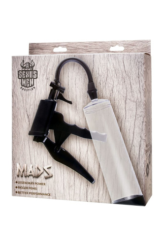 Прозрачная механическая помпа для пениса Mads фото 5 Прозрачная механическая помпа для пениса Mads фото 5