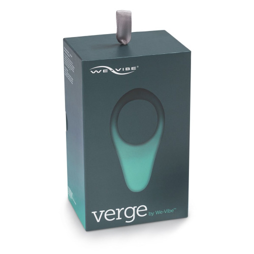 Чёрное эрекционное виброкольцо We-vibe Verge фото 4